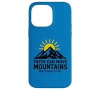 Faith Can Move Mountains Matthew 17:20 Christianity Case for iPhone 14 Pro Max