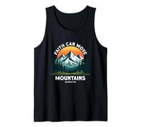 Faith Can Move Mountains Matthew 17:20 Hiking Christian Tank Top