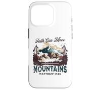 Faith Can Move Mountains Matthew 17:20 Nature Inspired Case for iPhone 16 Pro