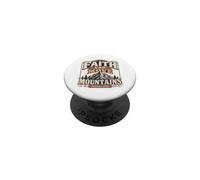 Faith Can Move Mountains Matthew 17:20 PopSockets Adhesive PopGrip