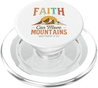 Faith Can Move Mountains - Matthew 17:20 PopSockets PopGrip for MagSafe