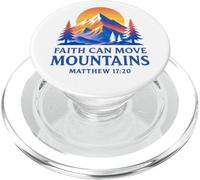 Faith Can Move Mountains Matthew 17:20 Religious PopSockets PopGrip for MagSafe
