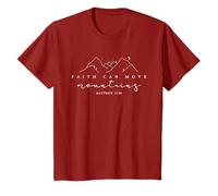 Faith Can Move Mountains Religious Bible Christian T-Shirt