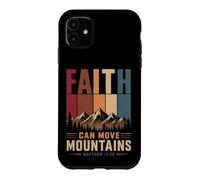 Faith Can Move Mountains Religious Bible Verse Christian Case for iPhone 11