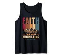 Faith Can Move Mountains Religious Bible Verse Christian Tank Top