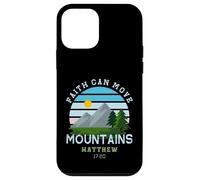 Faith Can Move Mountains Retro Sunset Bible Verse Christian Case for iPhone 12 mini
