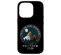 Faith Can Move Mountains Retro Sunset Bible Verse Christian Case for iPhone 14 Pro
