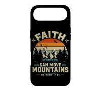 Faith Can Move Mountains Retro Sunset Bible Verse Christian Case for iPhone Air