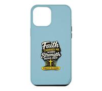 Faith Carries Me When Strength Runs Out Christian Design Case for iPhone 12 Pro Max