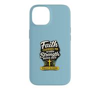 Faith Carries Me When Strength Runs Out Christian Design Case for iPhone 14