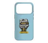 Faith Carries Me When Strength Runs Out Christian Design Case for iPhone 17 Pro