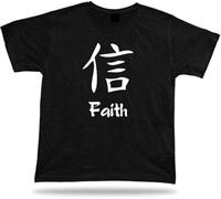 Faith Chinese China Word Drowing Hope Love Funny T-T-Shirts Hemden Special Event Gift Tee Black,(Large)