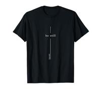 Faith Christian Cross Be Still Verse Psalm 46:10 for Men T-Shirt