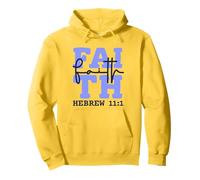 Faith Christian Design Inspired by Bible Verse Hebrews 11:1 Pullover Hoodie