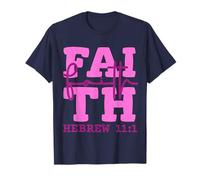 Faith Christian Design Inspired by Bible Verse Hebrews 11:1 T-Shirt