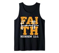 Faith Christian Design Inspired by Bible Verse Hebrews 11:1 Tank Top