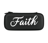 Faith Compatible with Switch Carrying Case Waterproof Protective Travel Bag with 15 Game Card Slots