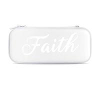 Faith Compatible with Switch Carrying Case Waterproof Protective Travel Bag with 15 Game Card Slots