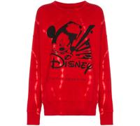 Faith Connexion Mickey Long-Sleeved Cotton Red Sweatshirt L