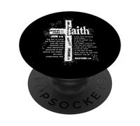 faith cross and bible verses PopSockets Adhesive PopGrip
