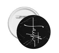 Faith, Cross, Christian, Jesus, Believe, God, Love Button Pin Brooch pins for Women Badge, Button Pins Buttons Badges Pins for Men Round Badges Brooch pin for Hats Clothing Gifts 1 PCS