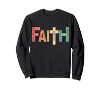 Faith Cross Christian Jesus Bible Verse Religious Men Women Sweatshirt