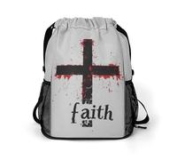 Faith Crosses Gym Bag with Shoe Compartment 30L Backpack