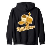 Faith Delivers Christian Mailbox Gospel Zip Hoodie