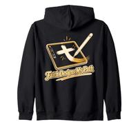 Faith Designs My Path Christian Cross Journey Zip Hoodie