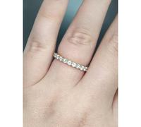 Faith Diamonds 9ct Yellow Gold 0.50ct Total D/E Colour Round Brilliant Cut Claw Set LAB Grown Diamond Certified Ring