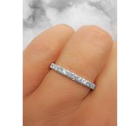 Faith Diamonds Platinum 0.25ct Round Micro Set Diamond Eternity Ring Diamond carat weight - 0.25ct Cut - Round Brilliant Colour - G/H Colour Clarity -