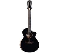 Faith Eclipse Neptune 12 String Cutaway Electro Acoustic Guitar. (2025 Model) Handmade All Solid Wood Guitar for Professionals. Including Hard Case