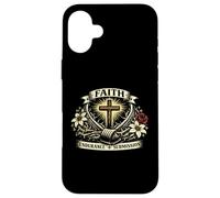 Faith Endurance Submission Jesus & Jiu Jitsu Neo Trad Style Case for iPhone 16 Plus