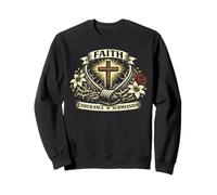 Faith Endurance Submission Jesus & Jiu Jitsu Neo Trad Style Sweatshirt