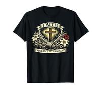 Faith Endurance Submission Jesus & Jiu Jitsu Neo Trad Style T-Shirt
