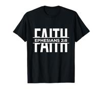 Faith Ephesians 2:8 Bible Verse Scripture Christian Modern T-Shirt