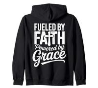 Faith Evangelical Christian Message Zip Hoodie