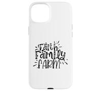 Faith Family Farm Rustic Christian Country Farmhouse Case for iPhone 15 Plus