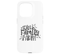 Faith Family Farm Rustic Christian Country Farmhouse Case for iPhone 15 Pro