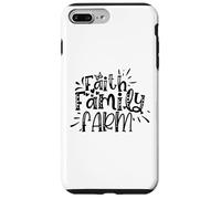 Faith Family Farm Rustic Christian Country Farmhouse Case for iPhone 7 Plus/8 Plus