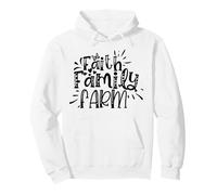 Faith Family Farm Rustic Christian Country Farmhouse Pullover Hoodie