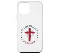 Faith family freedom american flag patriot USA Christian Case for iPhone 12 mini