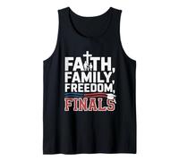 Faith Family Freedom Finals Christian Conservative Student Tank Top