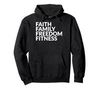 Faith Family Freedom Fitness Pullover Hoodie