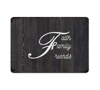 Faith Family Friends Farmhouse Metal Tin Sign Hanging Dorm Wall Art Plaques Wall Décor Aluminum Tin Signs for Lounge Men Business 10x14 Inch