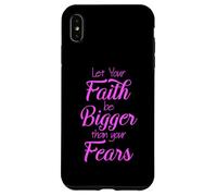 Faith Fear Bible Verse Christian God Jesus Pray Religious Case for iPhone XS Max
