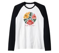 Faith Fear Christianity Bible Quote Raglan Baseball Tee