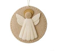 Faith Felt Christmas Ornament Kit with Nativity Scene Elements, Handmade for Tree Hanging and Holiday Religious Decoration (Single person)