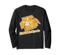 Faith Fits in Small Spaces Too Cat Lover Long Sleeve T-Shirt