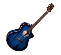 Faith Guitars Blue Moon Neptune Grand Concert Electro Acoustic Guitar (Neptune, Right)